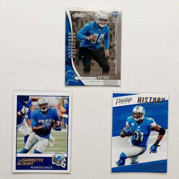 Detroit Lions 9 Card Lot - FTBL [11_1] - Picture 3 of 8